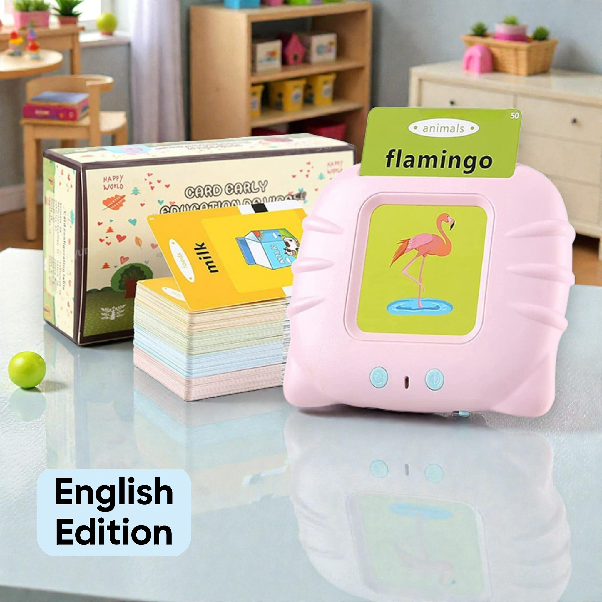 Cards with words for speech development