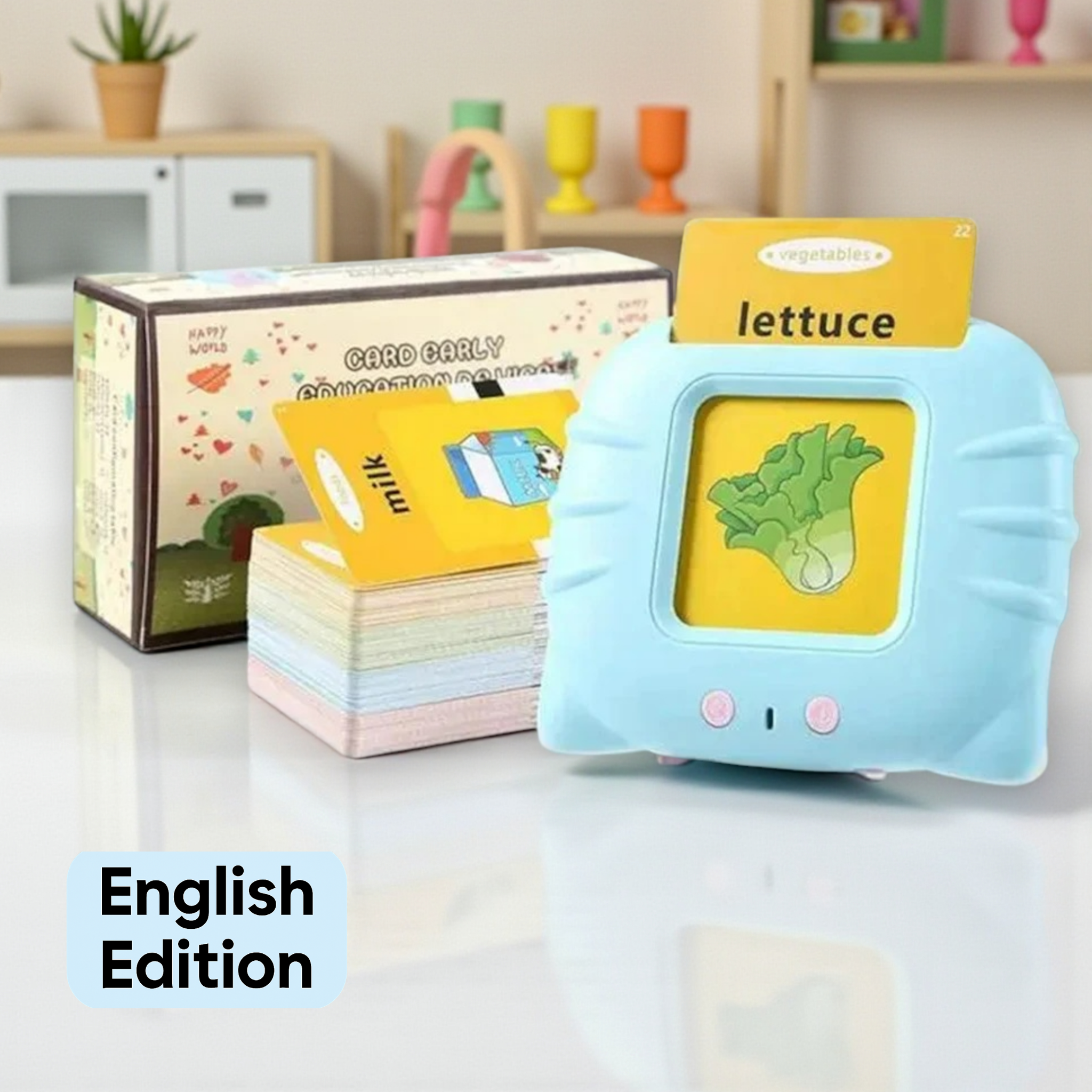 Cards with words for speech development